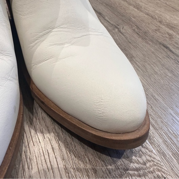 Dingo White Seguaro Leather Ankle Boots size 9.5 - Picture 3 of 8